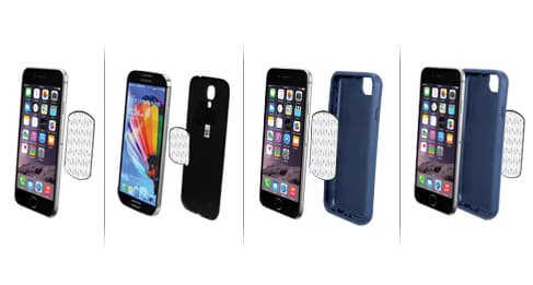 Портативный аккумулятор Scosche MagicMount для iPhone крепится к смартфону при помощи магнита