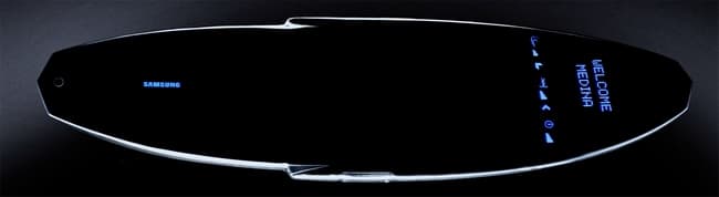 Samsung представила концепт умной доски для серфинга Samsung Galaxy Surfboard