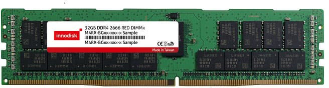 Модули памяти Innodisk DDR4-2666 выпускаются объемом 8, 16 и 32 ГБ