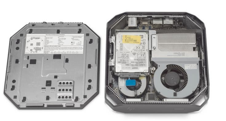 Мини-ПК HP Z2 Mini может оснащаться процессорами Xeon E3-1200v5