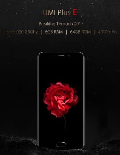 UMi Plus E — первый смартфон с SoC Helio P20 и 6 ГБ ОЗУ, который оценен в $199