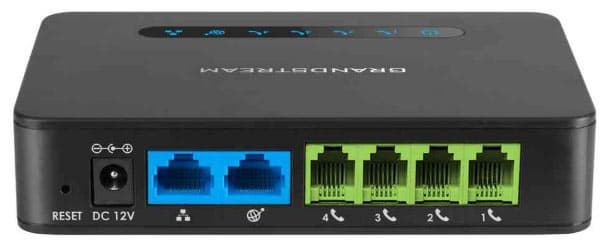 Адаптер Grandstream HT814 поддерживает до четырех профилей SIP