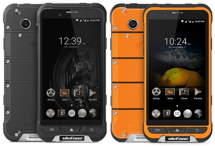 Смартфон Ulefone Armor также поддерживает управление мокрыми пальцами