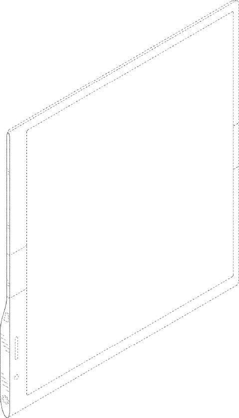 Конструкция планшета включает две секции связанные гибким соединением