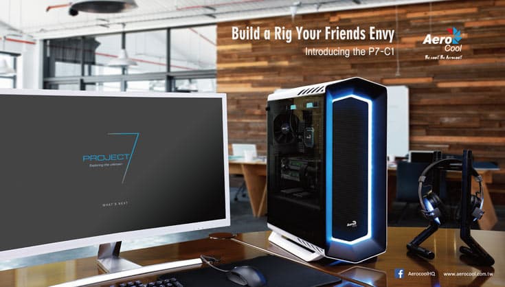 Размеры корпуса Aerocool Project 7-Chassis — 447 х 210 х 550 мм