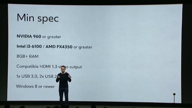 Шлем виртуальной реальности Oculus Rift скоро сможет работать даже с ноутбуками стоимостью $500