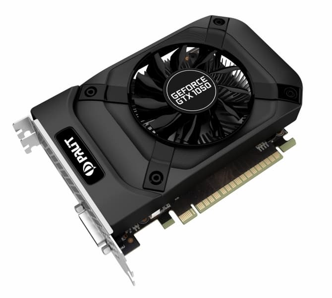 Palit выпустила две простейшие карты GeForce GTX 1050 и GTX 1050 Ti