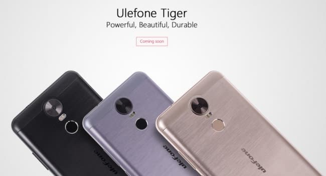 Емкость аккумулятора смартфона Ulefone Tiger превысит 4000 мА•ч