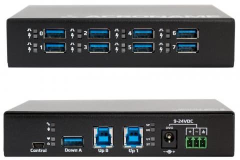 Концентратор Acroname USBHub3+ имеет восемь портов USB 3.0