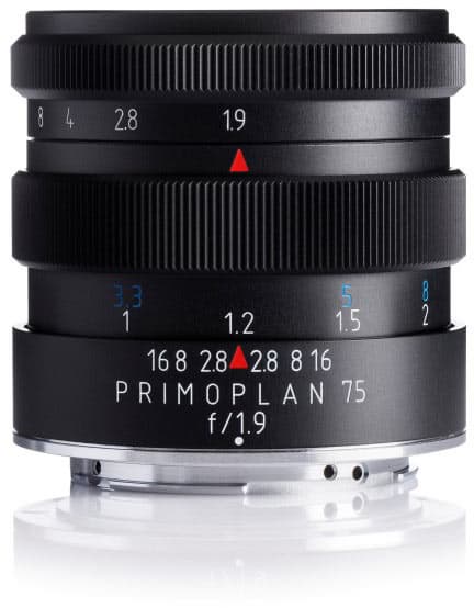 Объектив Primoplan 75/f1.9 также доступен для предварительного заказа на сайте производителя