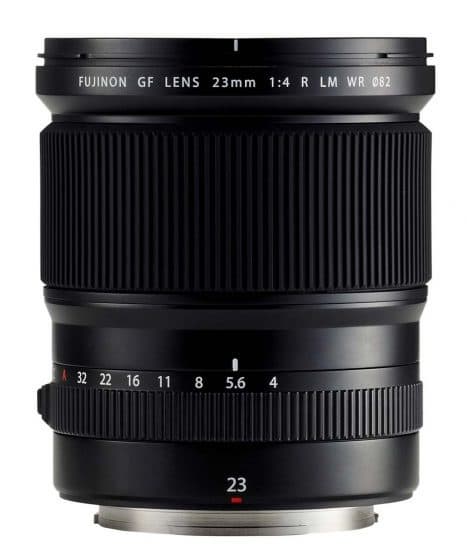 Технические данные объектива Fujinon GF 23mm f/4 R LM WR пока неизвестны