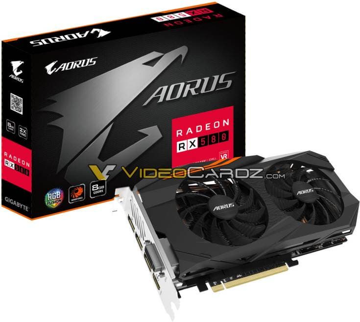Gigabyte Radeon RX 580 Aorus 8G