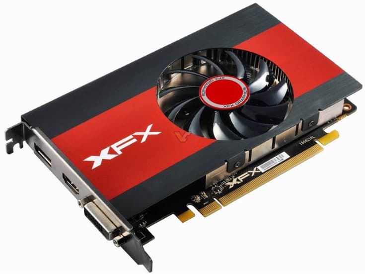 Одновременно представлены два варианта модели XFX RX 550 Core Edition