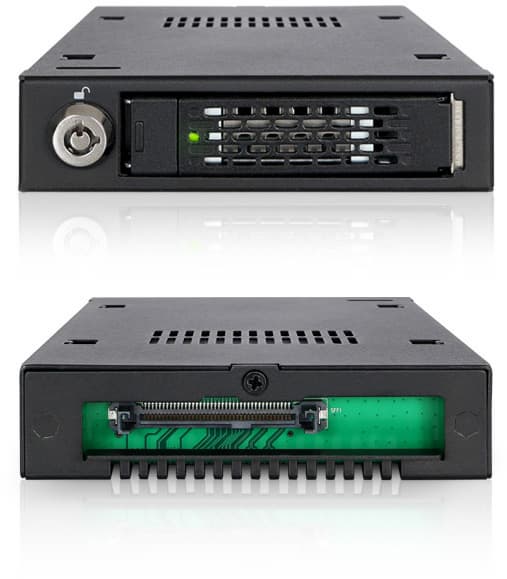 Icy Dock MB601VK-B устанавливается в отсек для дисковода типоразмера 3,5 дюйма