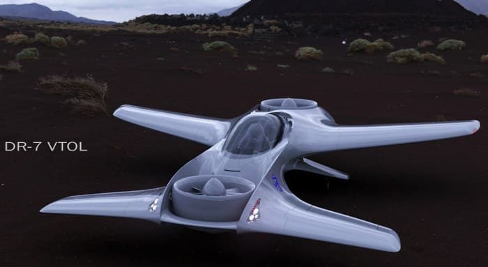 Летающий автомобиль DeLorean DR-7 будет иметь дальность хода до 200 км