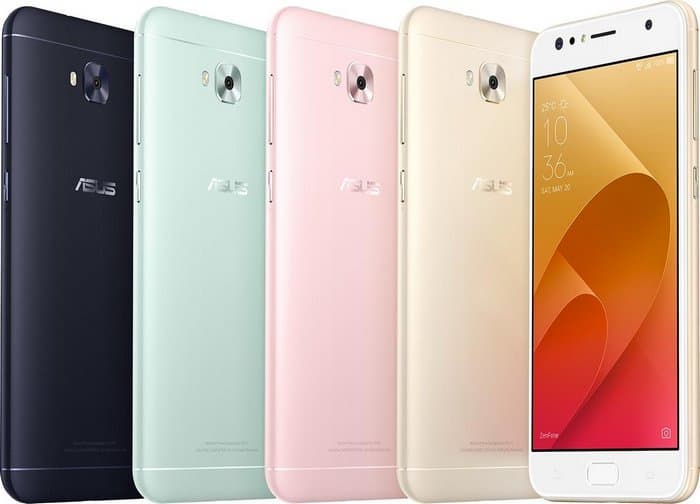 Линейка смартфонов Asus Zenfone 4 представлена во всех цветах на официальных изображениях
