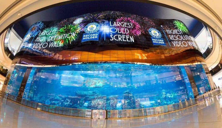 Видеостена состоит из 820 панелей производства LG Display