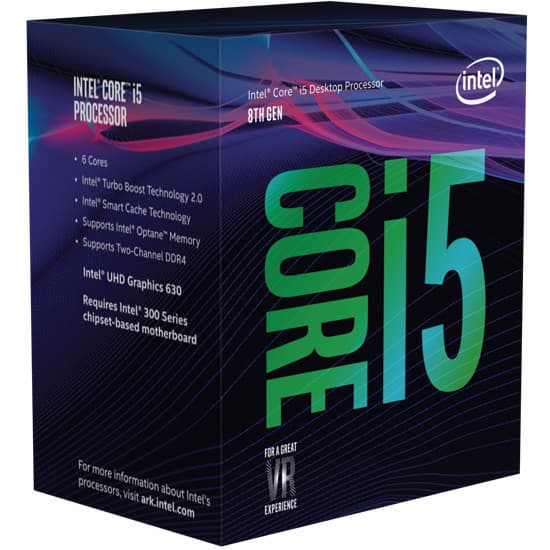 CPU Intel Core i5 и Core i7 восьмого поколения будут оснащены GPU UHD Graphics 630