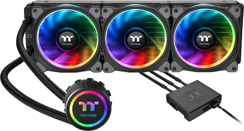 Системы жидкостного охлаждения Thermaltake Floe Riing RGB TT Premium Edition оснащены полноцветной подсветкой