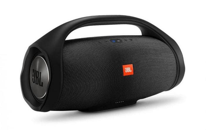 Пятикилограммовая портативная АС JBL Boombox работает без подзарядки 24 часа
