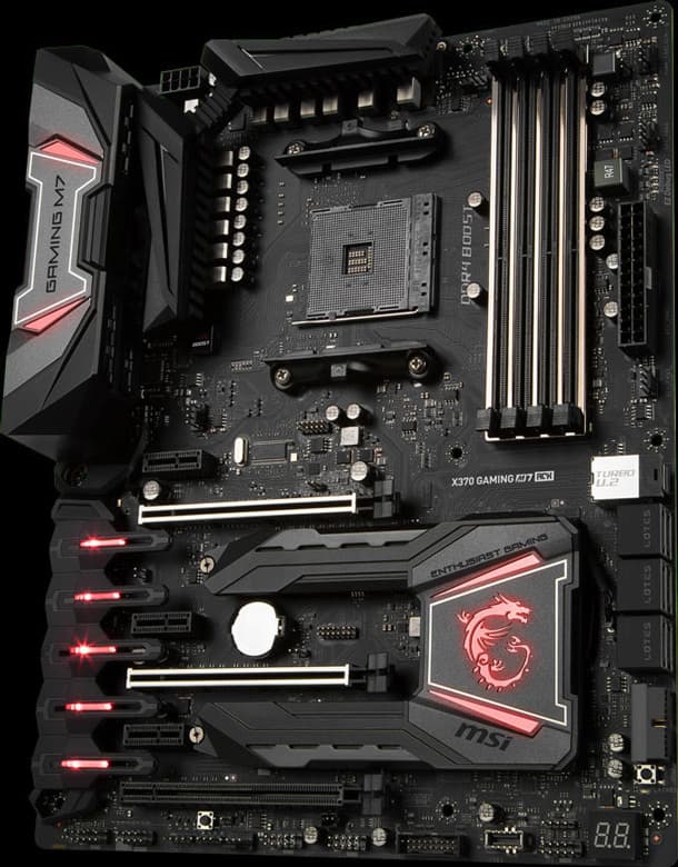 Платы MSI X370 Gaming M7 ACK и B350 Tomahawk Plus рассчитаны на процессоры AMD в исполнении AM4