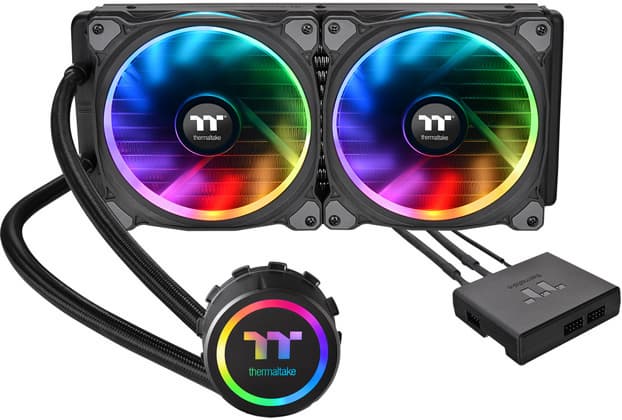 Системы жидкостного охлаждения Thermaltake Floe Riing RGB TT Premium Edition оснащены полноцветной подсветкой