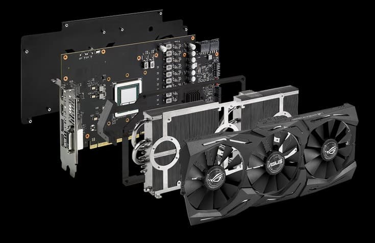 Asus анонсировала 3D-карту ROG Strix RX VEGA64 OC Edition