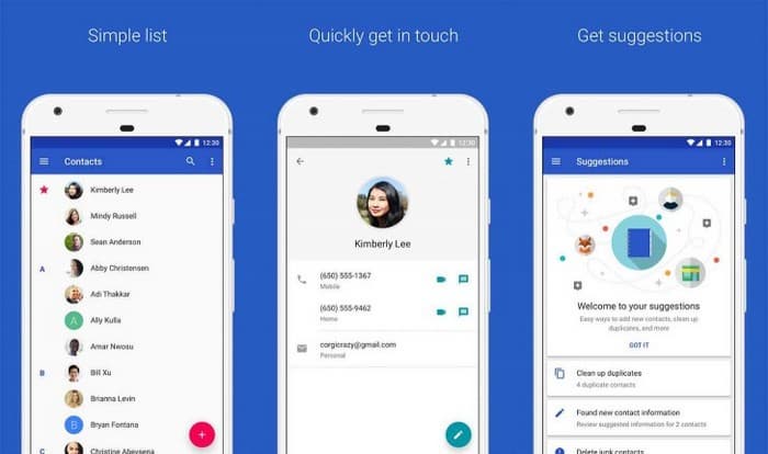 Приложение Google Contacts стало доступно на всех смартфонах с Android 5.0 и новее