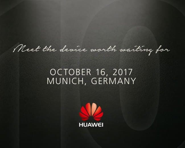 Анонс смартфона Huawei Mate 10 состоится 16 октября в Мюнхене