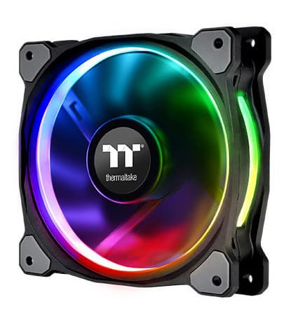 Вентиляторы Thermaltake Riing Plus 12 LED RGB предназначены для установки на радиаторы систем жидкостного охлаждения