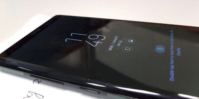 Экран Samsung Galaxy Note 8 должен быть чувствительным к силе нажатия