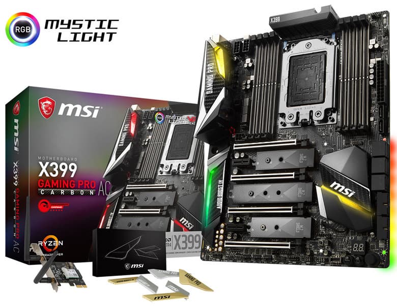 Цена платы MSI X399 Gaming Pro Carbon AC пока неизвестна