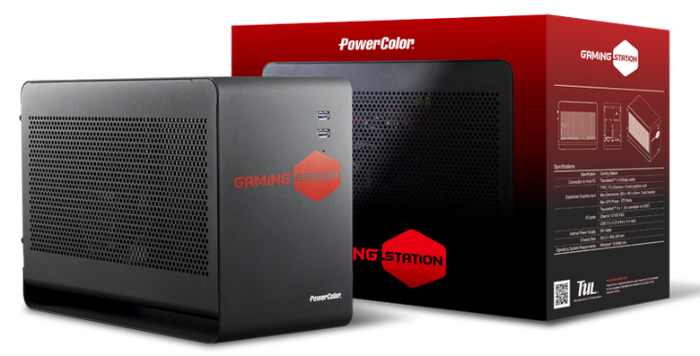 Док-станция PowerColor Gaming Station оснащена блоком питания мощностью 550 Вт