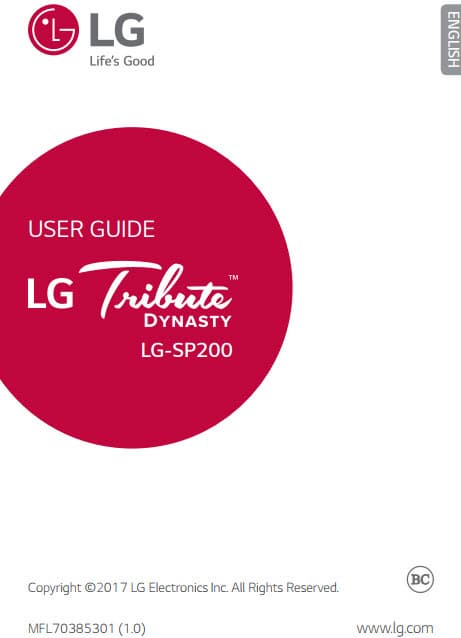 Смартфон LG Tribute Dynasty может быть представлен на CES 2018 