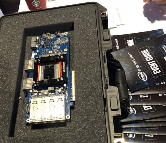 Плата была показана на мероприятии NIPS 2017