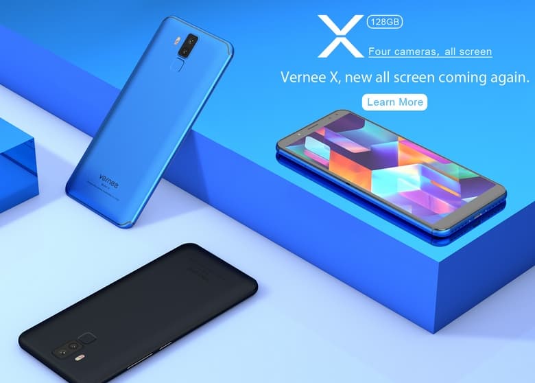 Смартфон Vernee X получил две сдвоенные камеры, аккумулятор емкостью 6200 мА•ч и систему распознавания лиц