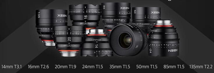 Продажи Samyang Xeen 20mm T1.9 начнутся в марте по рекомендованной розничной цене 2200 евро