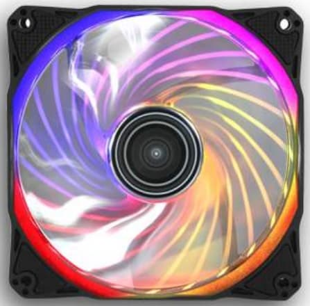 Вентилятор Antec Rainbow 120 RGB оснащен гидравлическими подшипниками