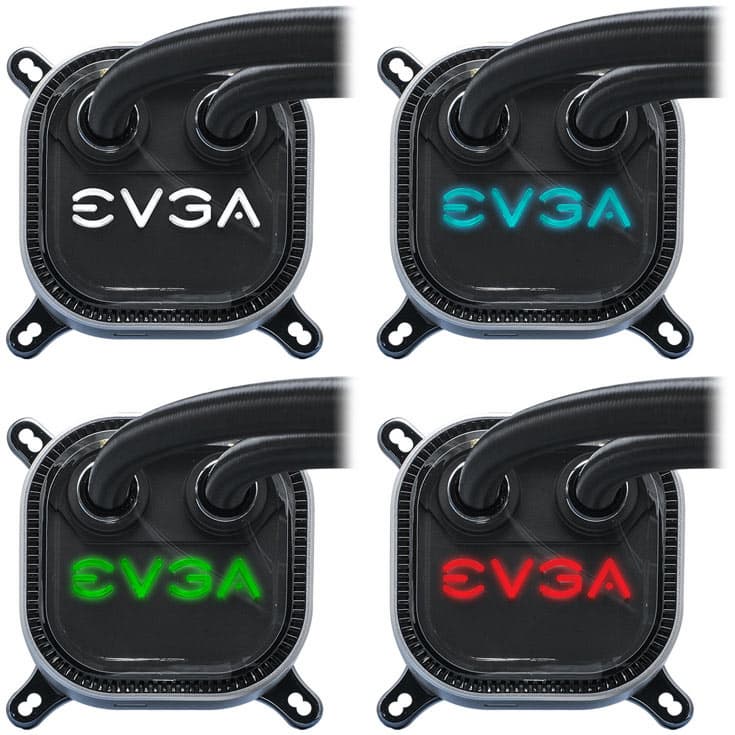 Жидкостные системы охлаждения EVGA CLC 120 и 280 оснащены полноцветной подсветкой