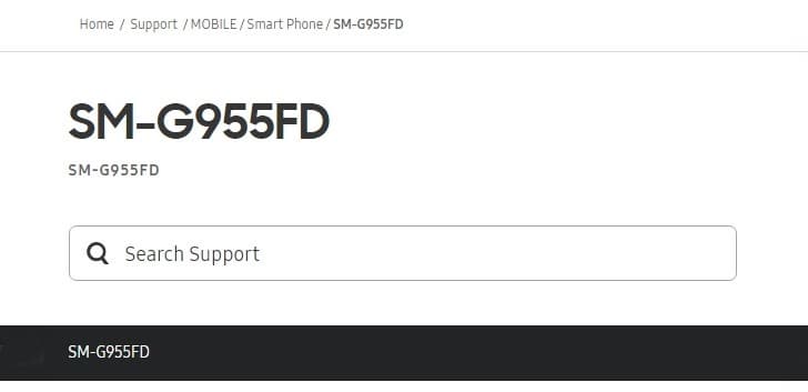 Аппарат носит каталожный индекс SM-G955FD
