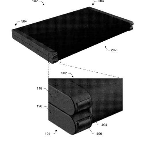 Microsoft запатентовала смартфон со сгибающимся дисплеем