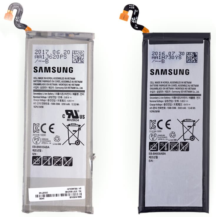 Ремонтопригодность смартфона Galaxy Note Fan Edition специалисты iFixit оценили в четыре балла