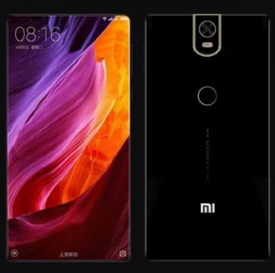 Экран смартфона Xiaomi Mi Mix 2 не имеет рамок на новом изображении