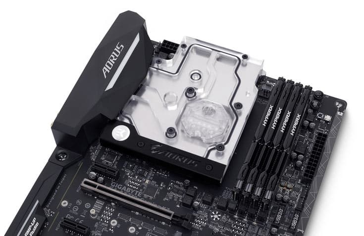 Водоблок EK-FB GA AX370 Gaming RGB Monoblock предназначен для системных плат Gigabyte X370