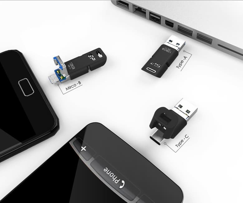 Накопитель Mobile C50 выпускается объемом 32, 64 и 128 ГБ