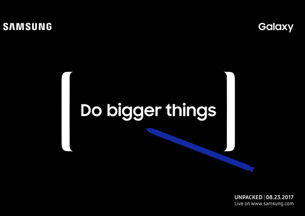 Мероприятие Galaxy Unpacked, посвященное анонсу Samsung Galaxy Note 8, запланировано на 23 августа