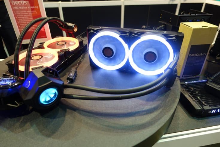 Компания Raijintek показала СВО Orcus на выставке Computex 2017