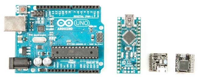 Плата µduino представляет из себя квадрат габаритами 12х12 мм