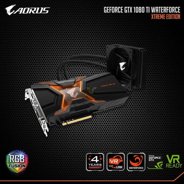 Интересной чертой Gigabyte GeForce GTX 1080 Ti Aorus WaterForce Xtreme Edition является возможность подключения гарнитуры виртуальной реальности