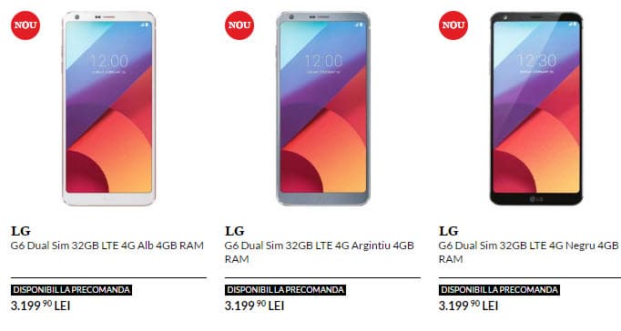 В Европе смартфон LG G6 будет продаваться по цене около ?700 